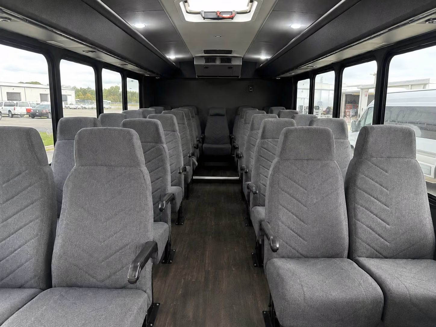 15 passenger minibus inside