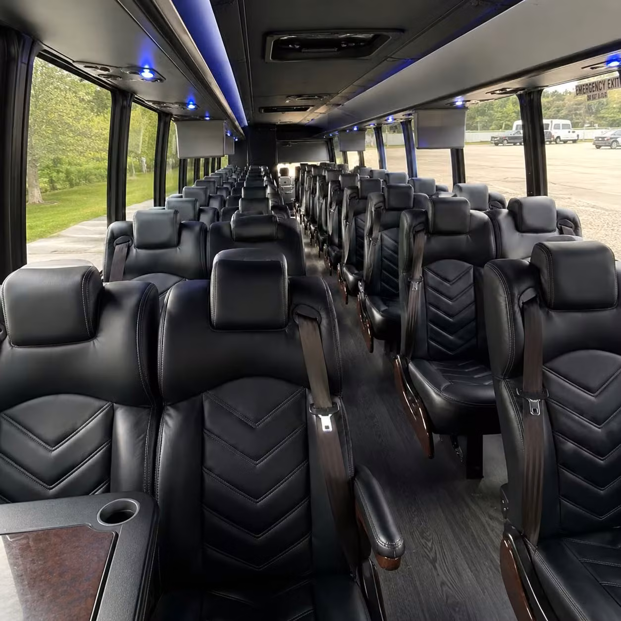 35 passenger minibus inside
