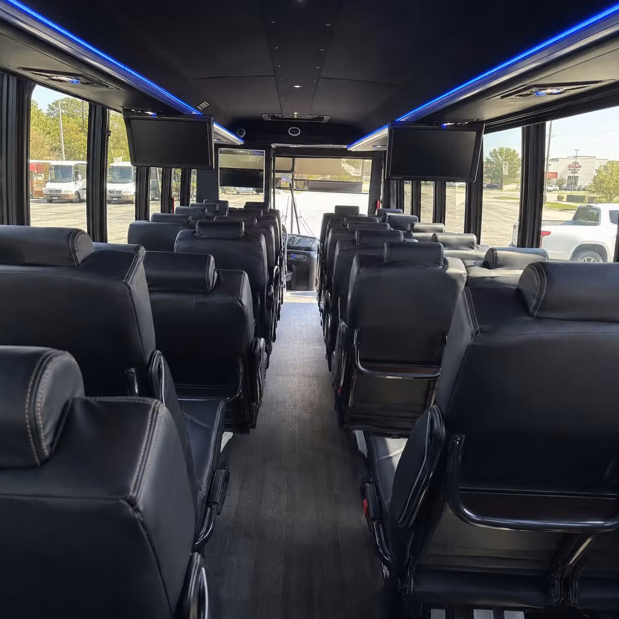 35 passenger minibus interior