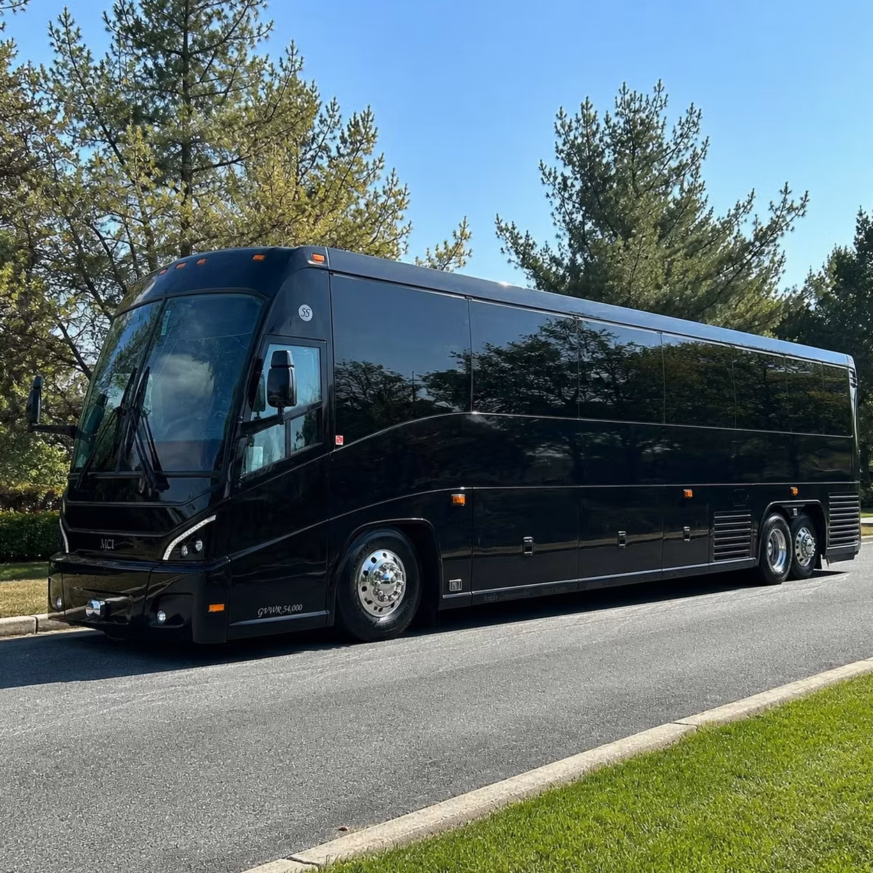 56 passenger charter bus