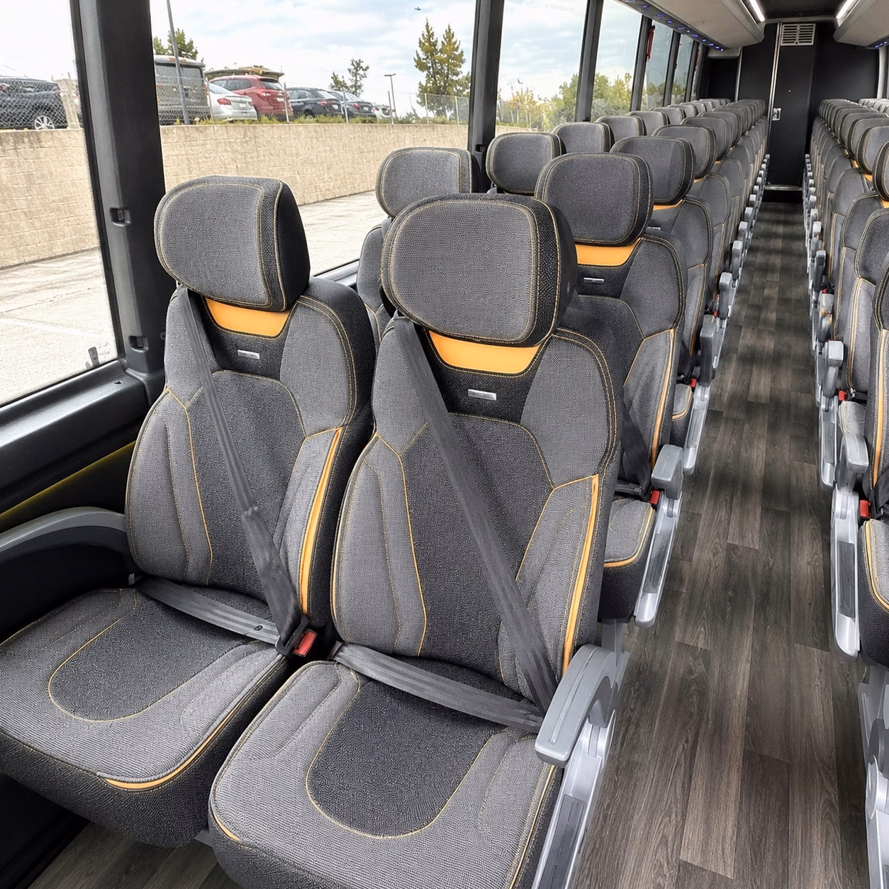 richardson charter bus rental interior